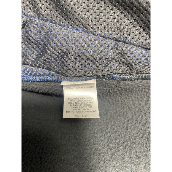 Koppen Mens Size Large Softshell Jacket Full Zip Lightweight Outerwear Coat Blue - Picture 7 of 7